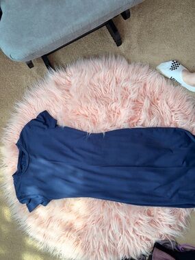 SHEIN Navy Blue Maxi Dress